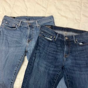 Abercrombie &Fitch 2 pair bundle men's jeans
